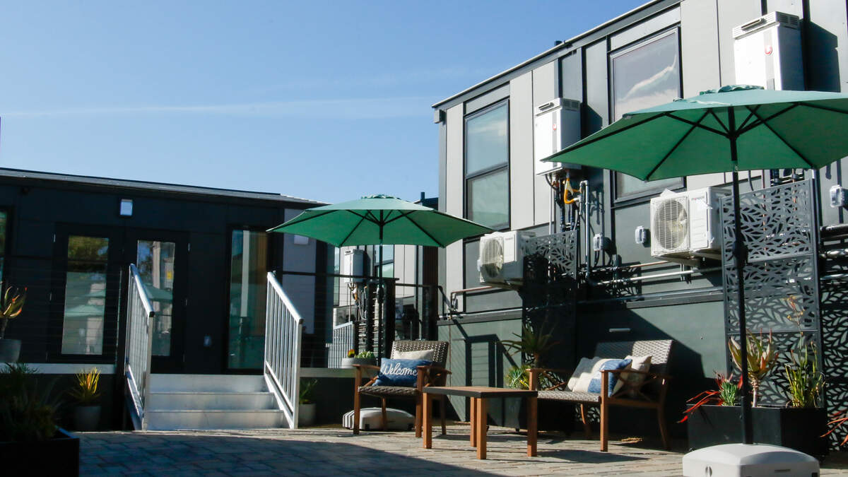 Welcome Home Village homeless project opens in SLO County CA | San
